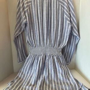 Rails NWT Women’s Blue/White Pinstripes Dress